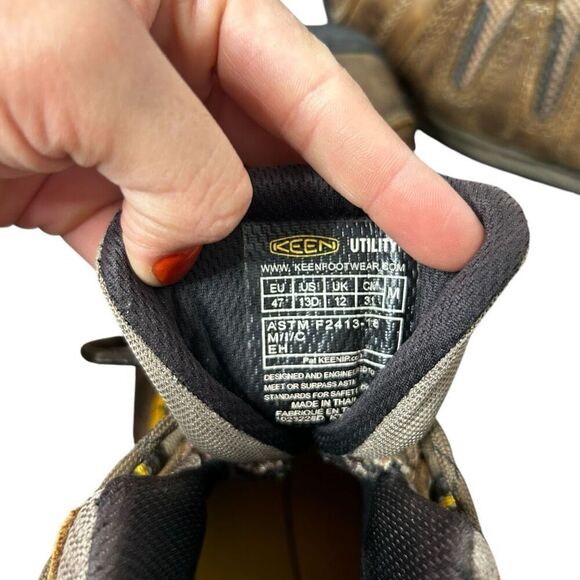 Keen Men's Flint II Boot (Steel Toe) Size 14 D Hiking Outdoors Athletic High Top - Picture 9 of 11